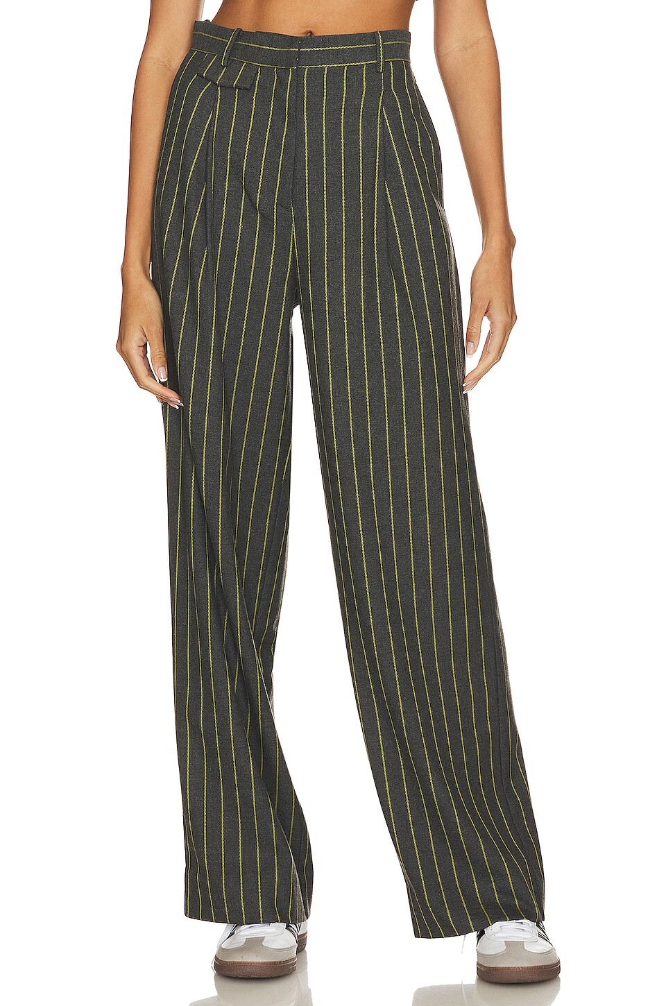 

Брюки Line & Dot Dylan, цвет Charcoal Grey & Chartreuse