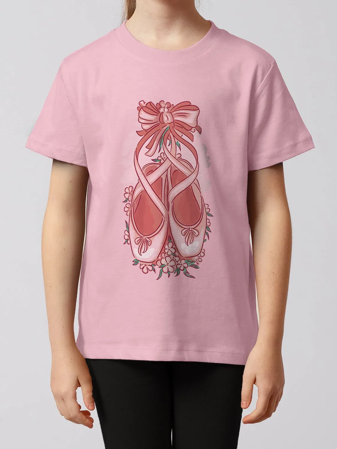 Детское хлопковое T-Shirt Ballettschuhe Wat? Apparel, розовый