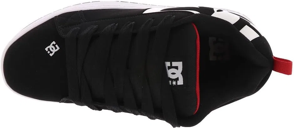 Кроссовки для скейтбординга DC Shoes, цвет Black/White/Red — фото 2