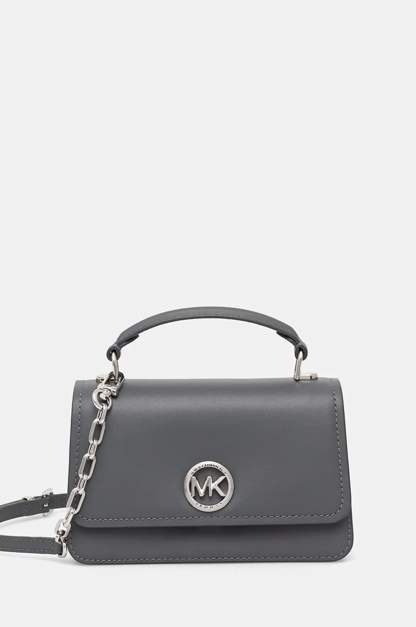 

Кожаная сумочка MICHAEL Michael Kors, серый