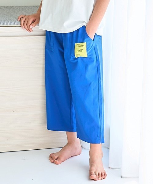 Брюки-«пекари» длиной 3/4 And D.petitmain, Royal Blue