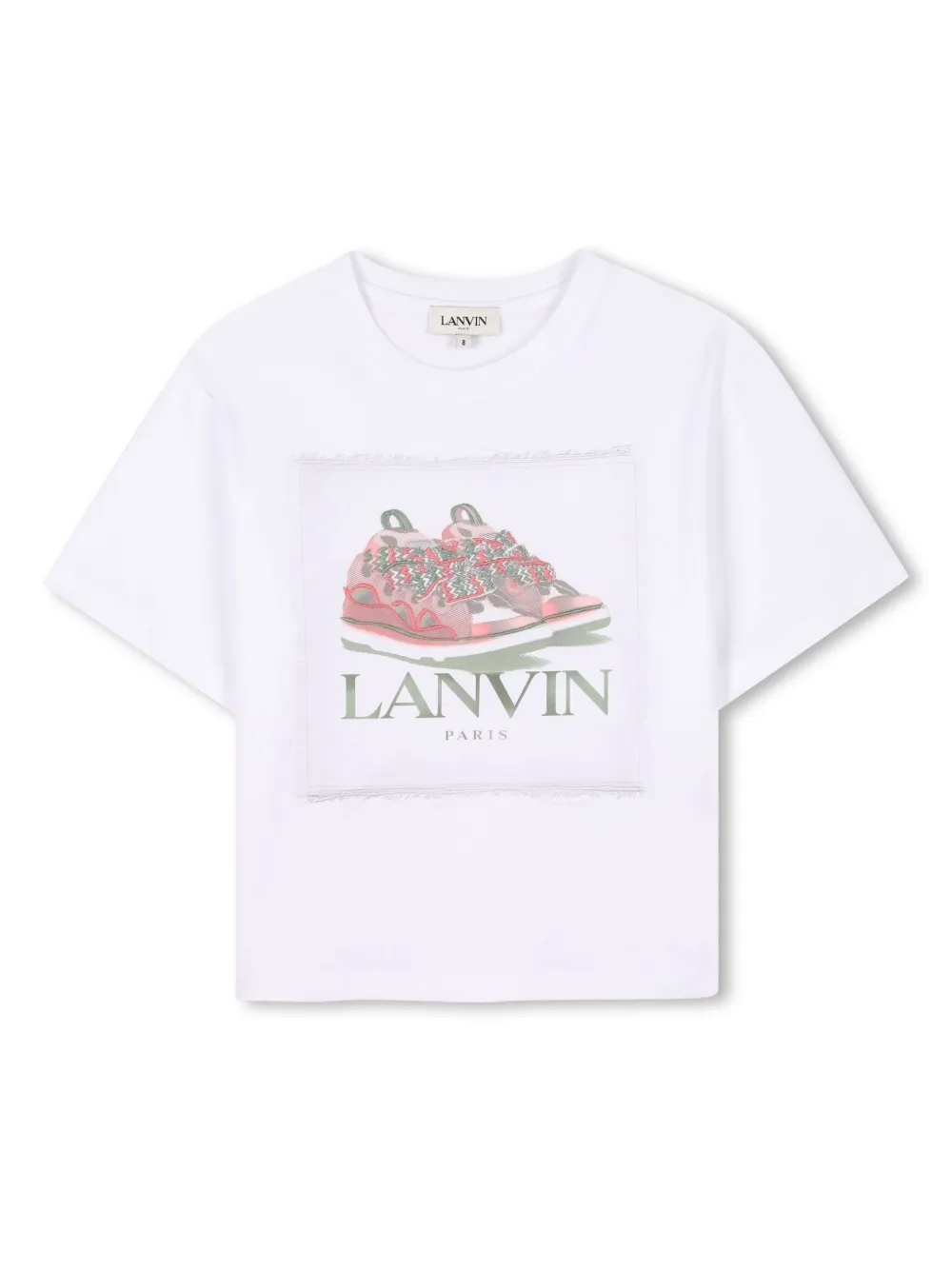 

Футболка с принтом Lanvin Enfant, белый