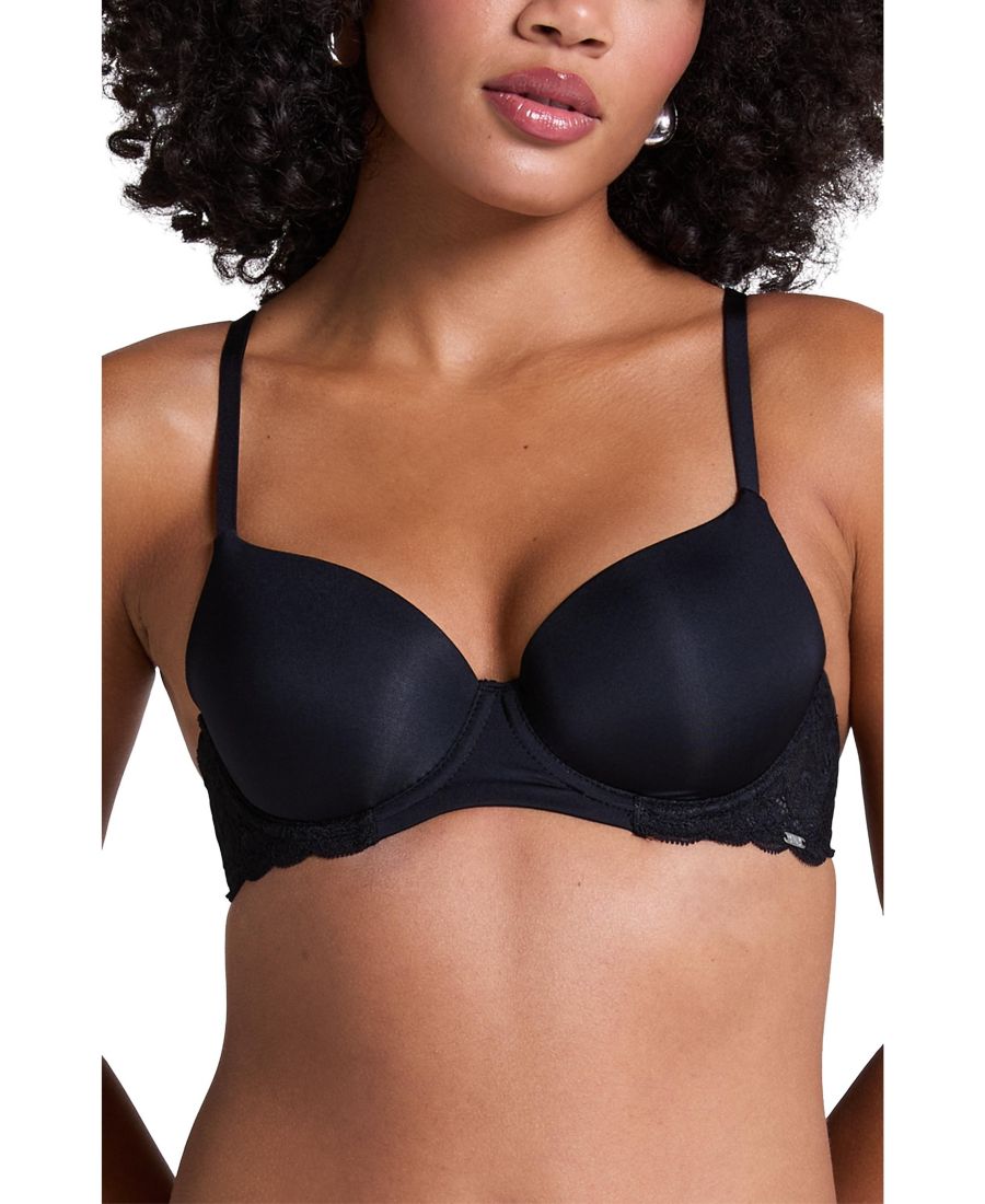 

Бюстгальтер Angie с подкладкой и косточками Hunkemöller, Black
