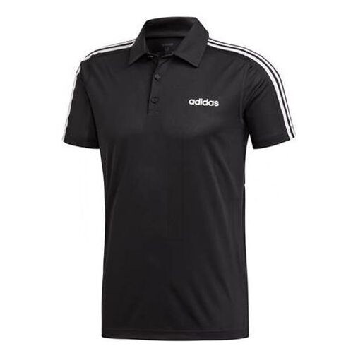 

Футболка men's training sports polo black polo shirt Adidas, черный