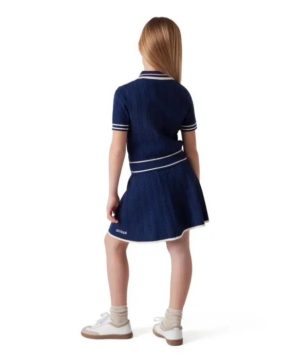 Кардиган MINI ME regular fit Guess Active, темно-синий — фото 3