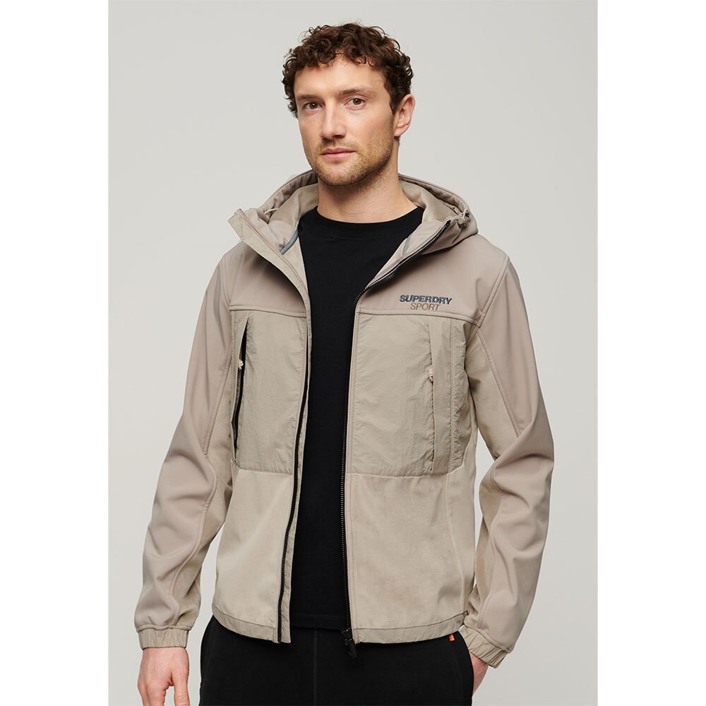 

Куртка Superdry Hybrid Trekker, бежевый