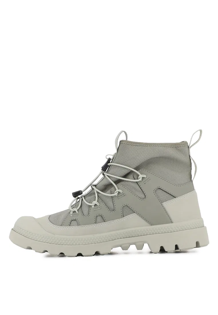Кроссовки-ботинки высокие, водонепроницаемые, PAMPA LITE WATERPROOF, UNISEX Palladium, серый — фото 4