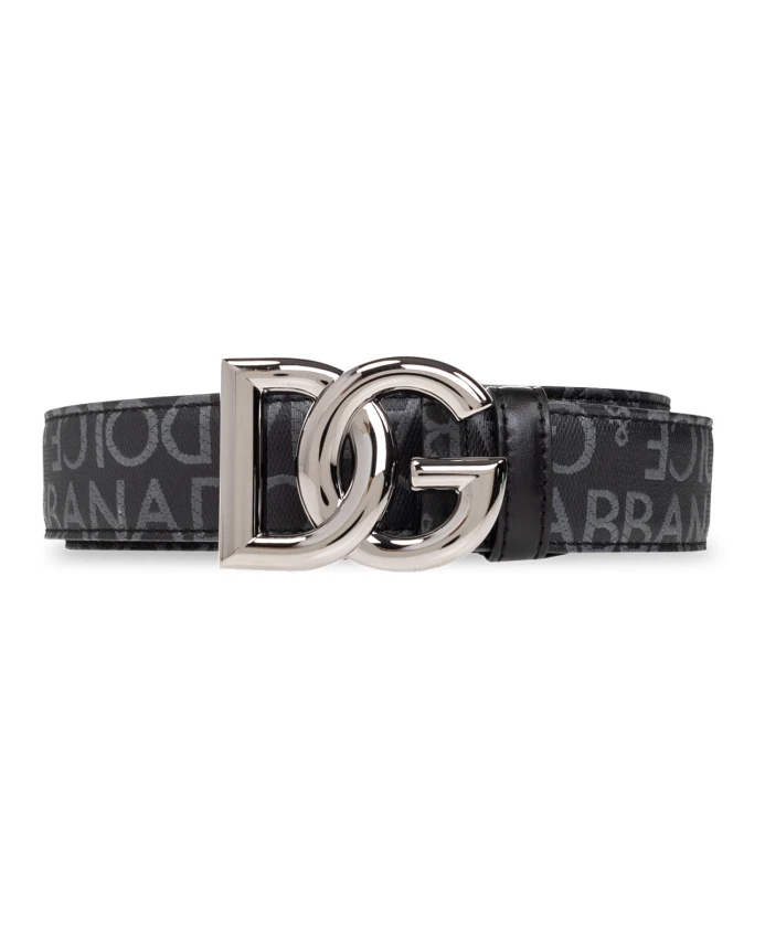 

Ремень с логотипом Dolce & Gabbana, черный