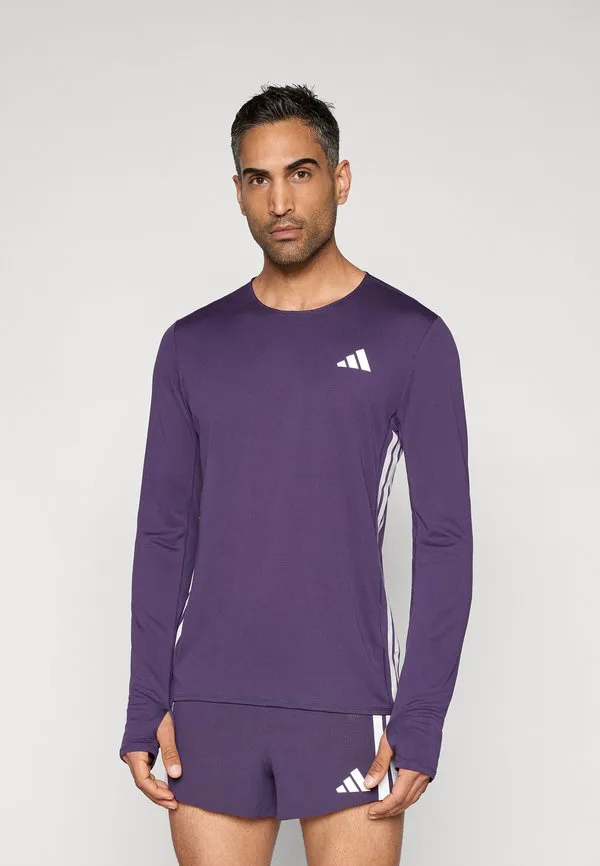 Футболка adizero с длинными рукавами Adidas Performance, Aurora Plum