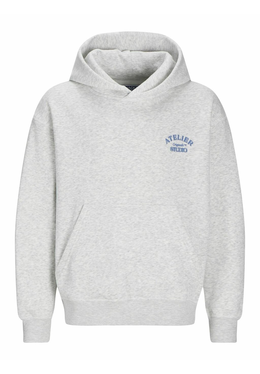 

Толстовка с капюшоном GEDRUCKT Jack & Jones, серый