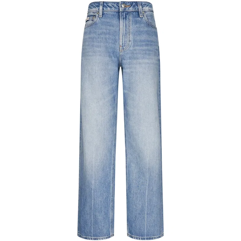 Джинсы женские SCL Denim Light Blue Moderate Straight Fit Pants Calvin Klein, SCL-Denim Light Blue