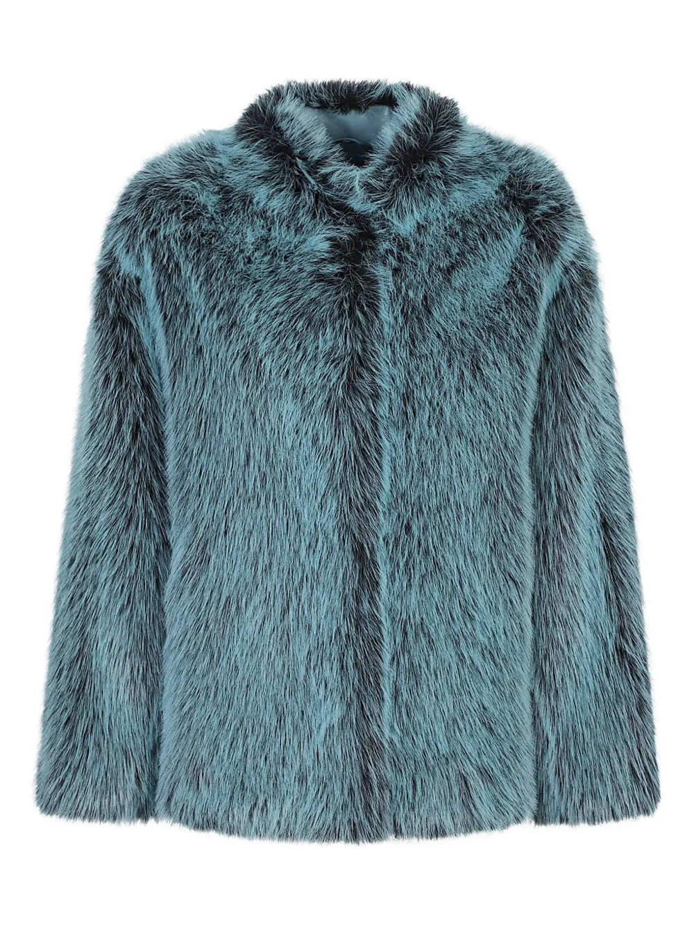 

Длинное пальто из искусственного меха с длинными рукавами Patrizia Pepe, зеленый