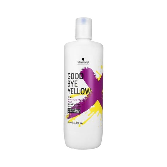 

Шампунь, нейтрализующий цвет, 1000 мл Schwarzkopf Professional, Goodbye Yellow