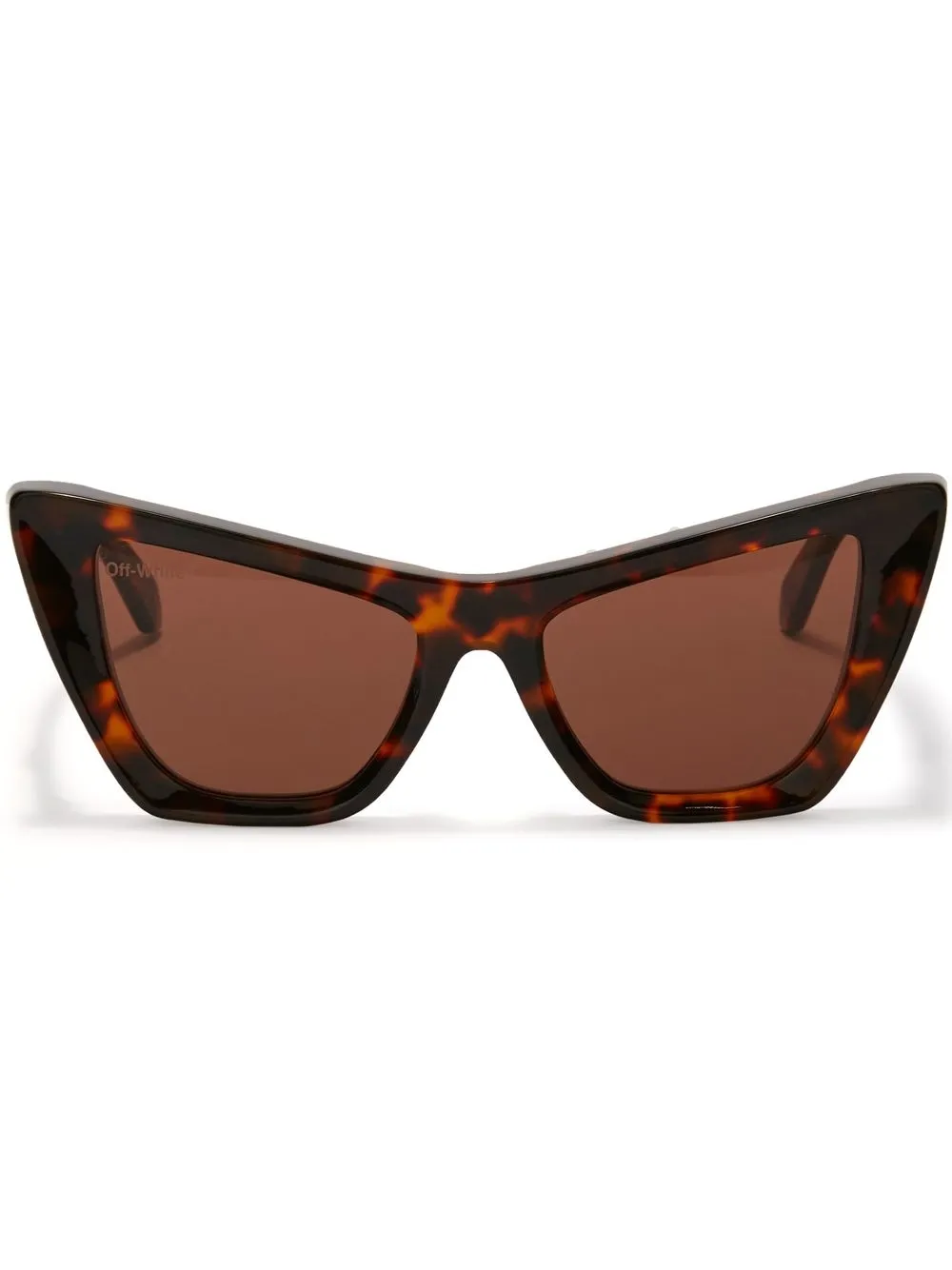 

Солнцезащитные очки Edvard в оправе 'кошачий глаз' Off-White Eyewear, коричневый
