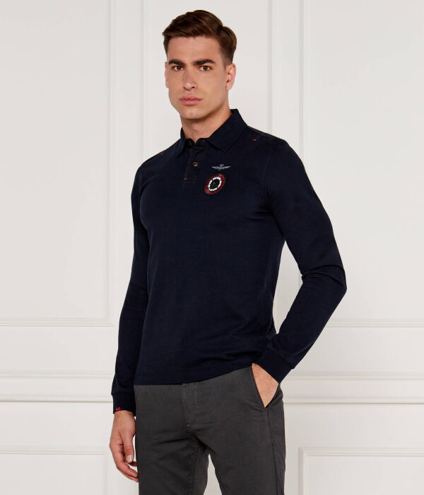 

Рубашка поло Regular fit Aeronautica Militare, синий