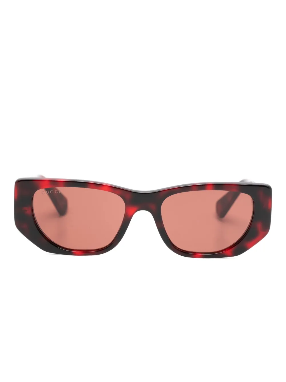 

Солнцезащитные очки в оправе 'кошачий глаз' Gucci, красный