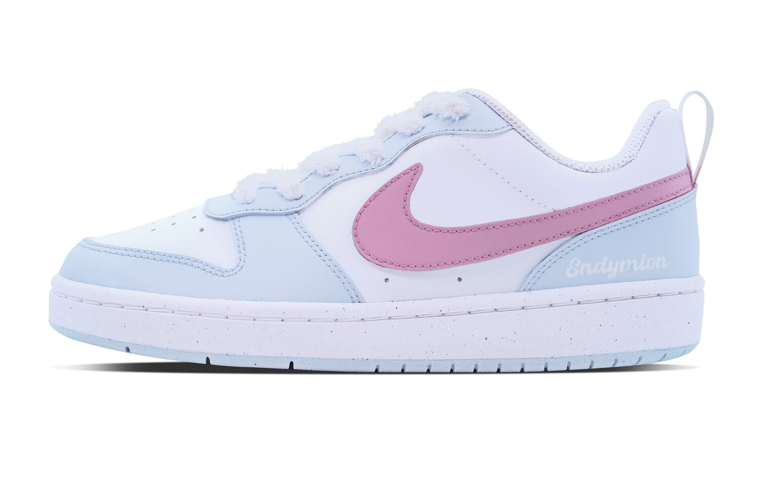 

Кроссовки Nike Court Borough Skateboarding Shoes Women's Low-top White/Blue/Pink, белый/синий/розовый