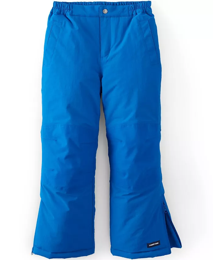 

Брюки снежные утепленные водонепроницаемые Big Girls Slim Squall Iron Knee для девочек Lands' End, синий