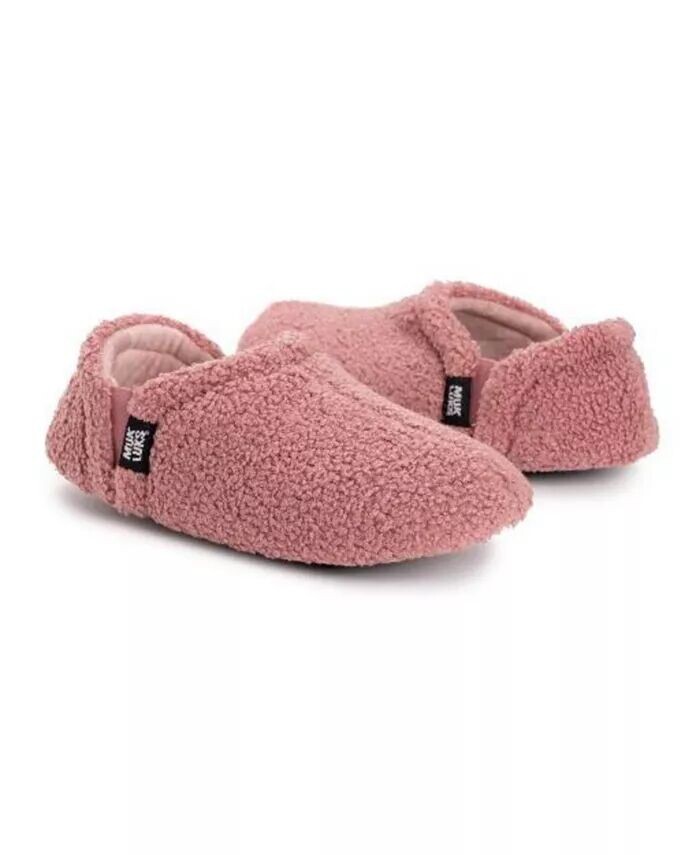 Женские берберские тапочки для лагеря MUK LUKS, розовый — фото 3