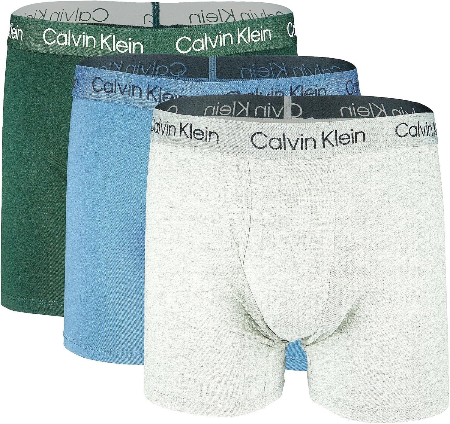

Мужские боксеры Calvin Klein из хлопка и стретч-боксеров, 3 пары, G(Np2524-301)/B
