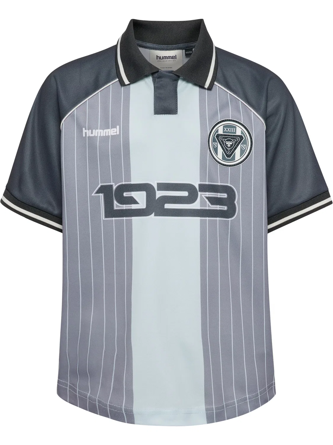 Рубашка Hummel Performance серого и светло-серого цвета