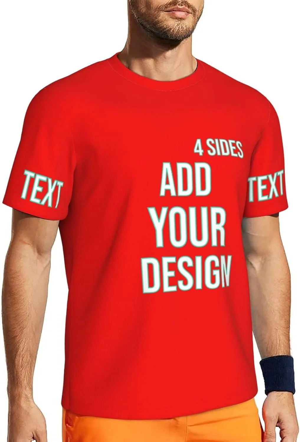 Футболка мужская Custom с принтом — фото 4