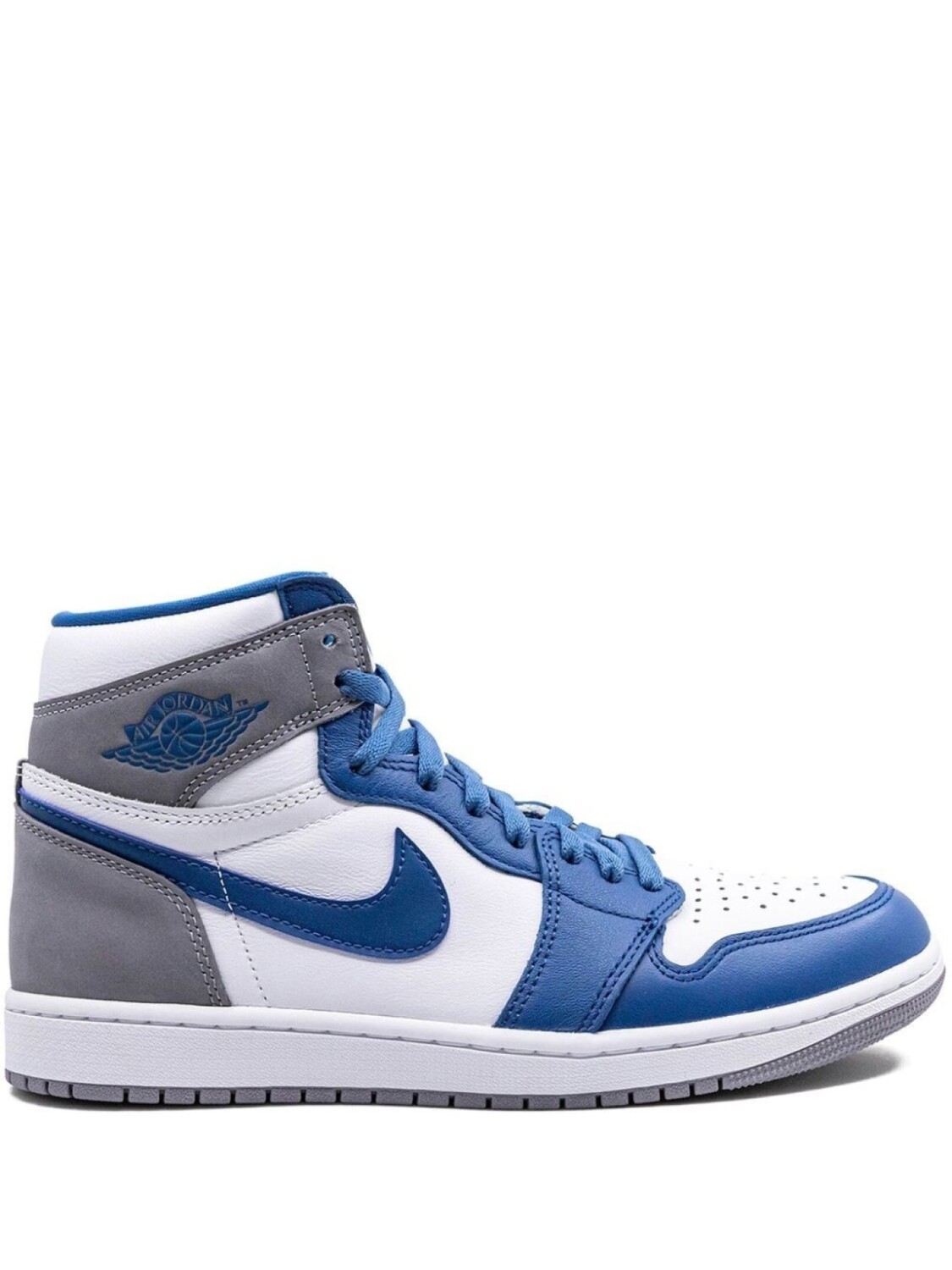 

Кроссовки Air 1 High True Blue Jordan, синий