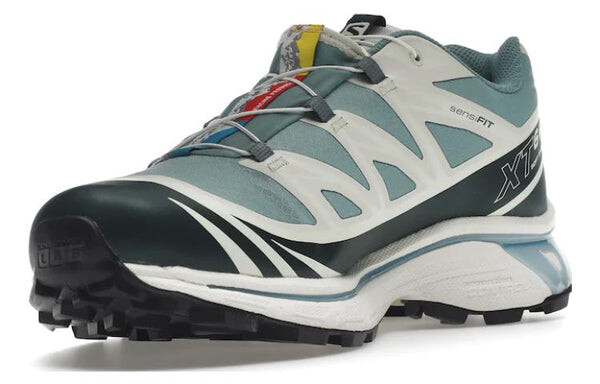Кроссовки x kith xt-6 gtx gore-tex blue cream 472068 Salomon, бежевый — фото 2