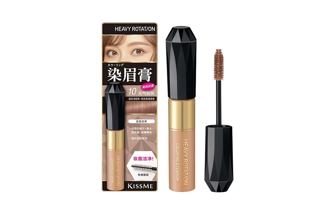 KISSME Тушь для бровей HEAVY ROTATION 8 г, #05 Sweet Bright Brown — фото 2