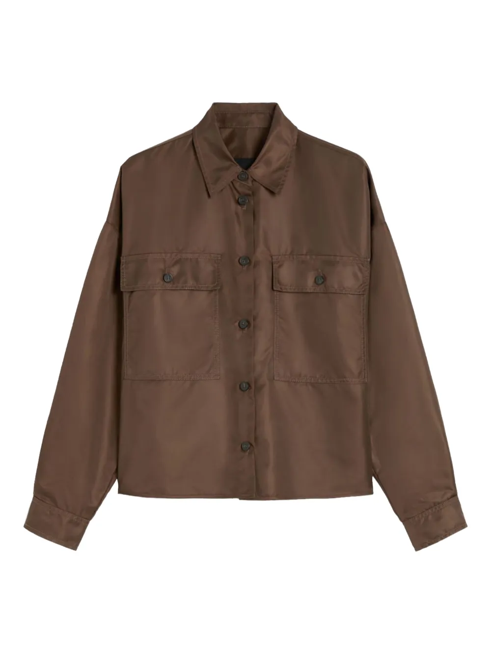 

Укороченная рубашка Weekend Max Mara, коричневый