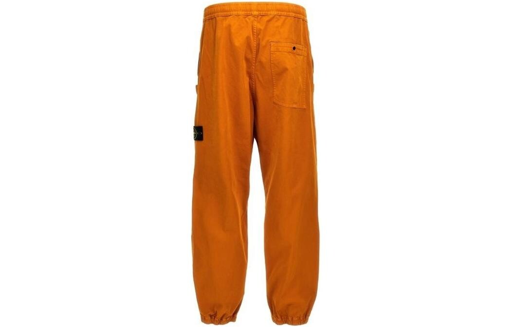 Повседневные брюки мужские оранжевые Stone Island, оранжевый — фото 2