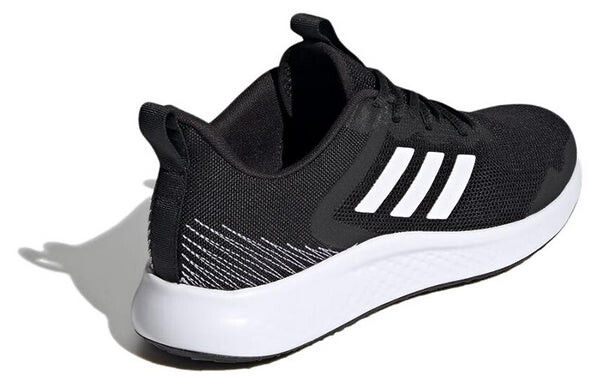 Кроссовки Adidas Fluidstreet Running Shoes 'Black White', черный — фото 4