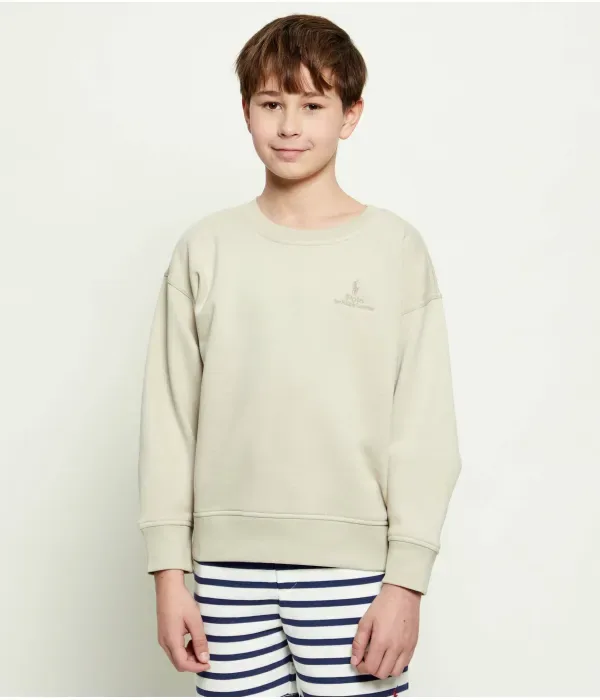 Толстовка relaxed fit Polo Ralph Lauren, бежевый