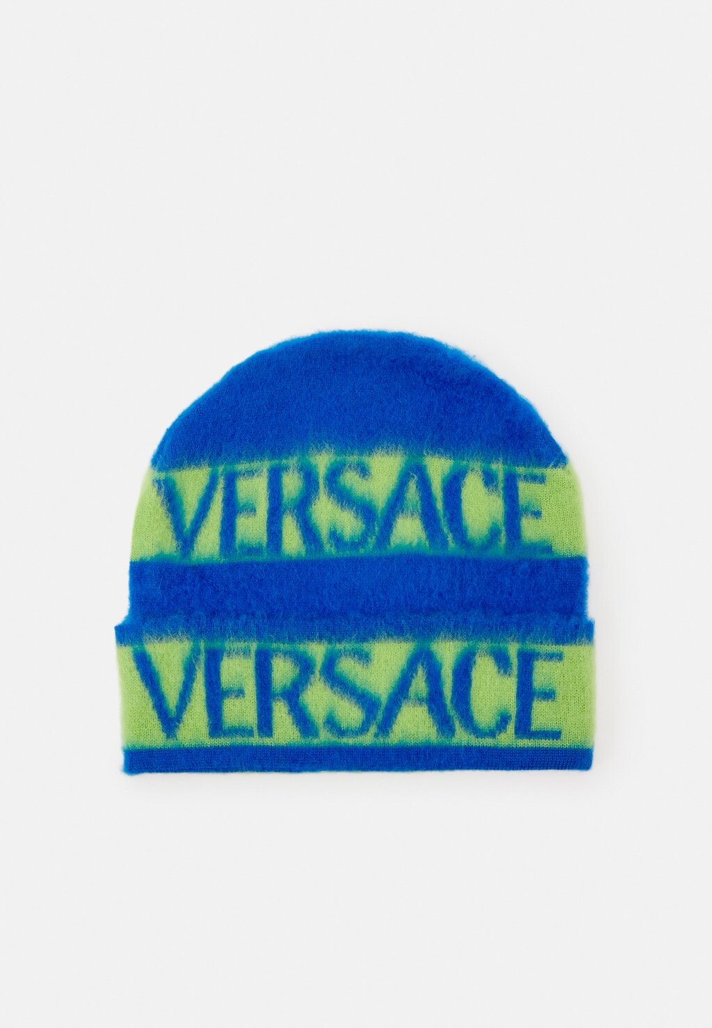 

Шапка OTHER SERIE LOGO GARZATO UNISEX Versace, цвет bluette/verde acido
