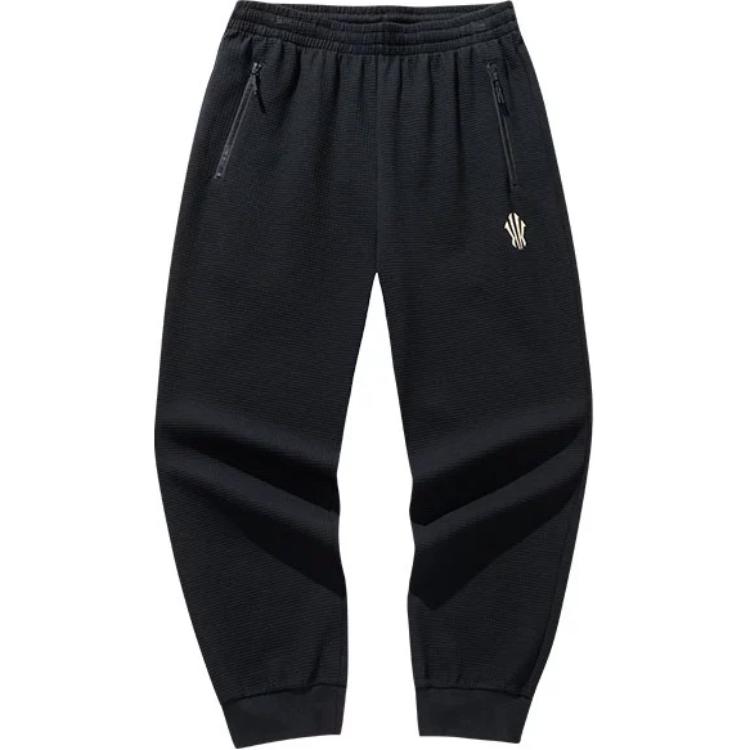 

ANTA Коллекция Basketball вязаные спортивные штаны мужские базовые black