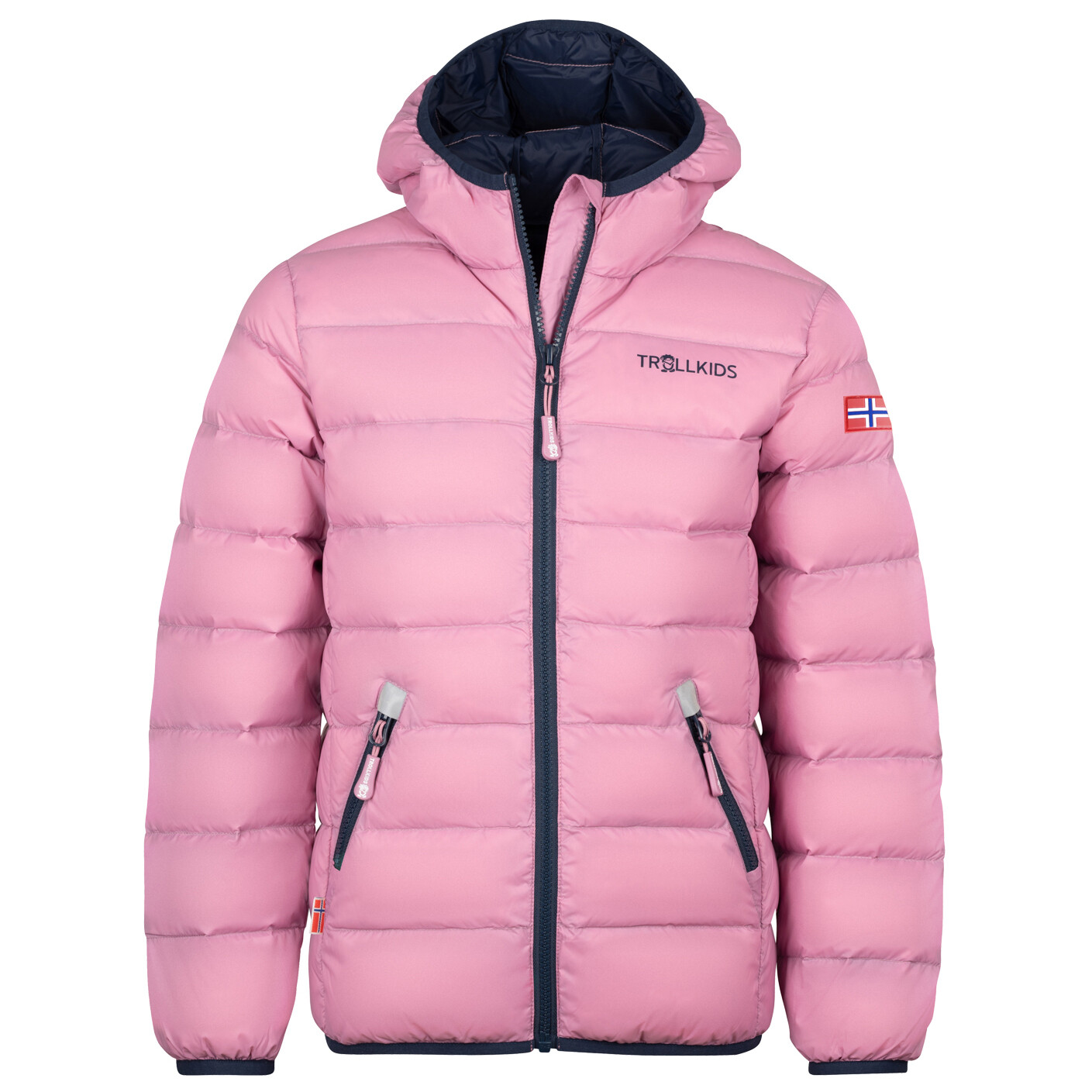 

Пуховик Trollkids Kid's Dovrefjell, цвет Mauve/Navy