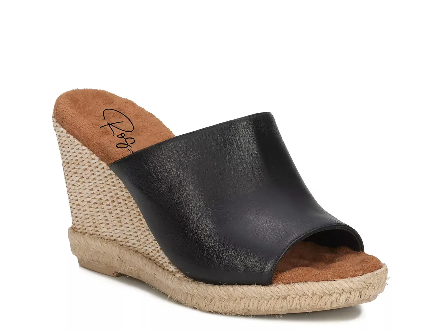 Kinsley Espadrille Wedge Сандалии Ros Hommerson, Black