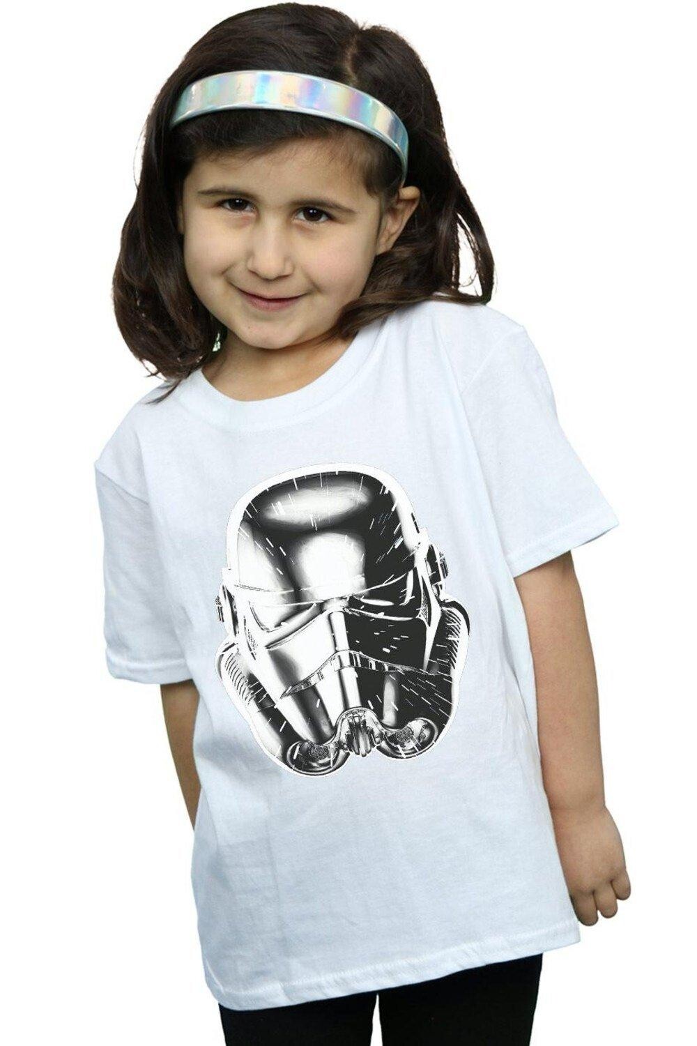 

Хлопковая футболка Stormtrooper Warp Speed ​​Helmet Star Wars, белый