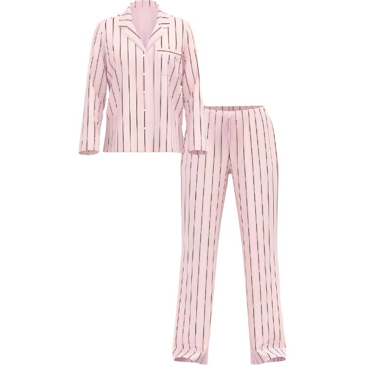 

Victoria's Secret Мягкий длинный комплект пижамы Modal / PBS Женская пижама в розовую полоску