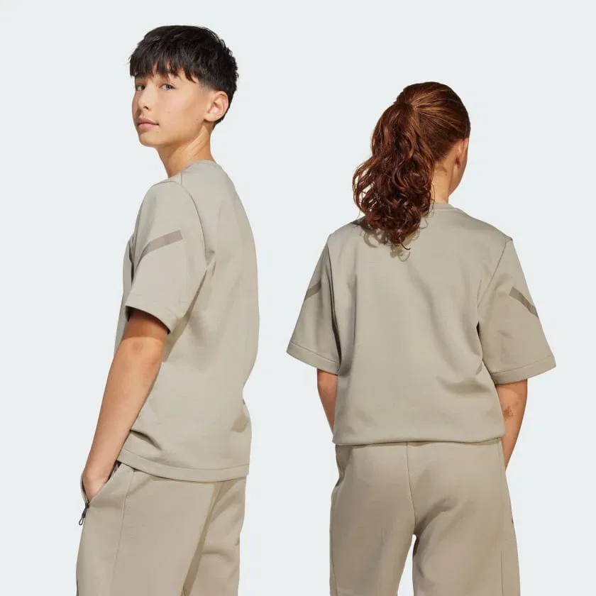 Детская футболка adidas adidas ZNE для детей, Wonder Sage / Tactile Green — фото 2