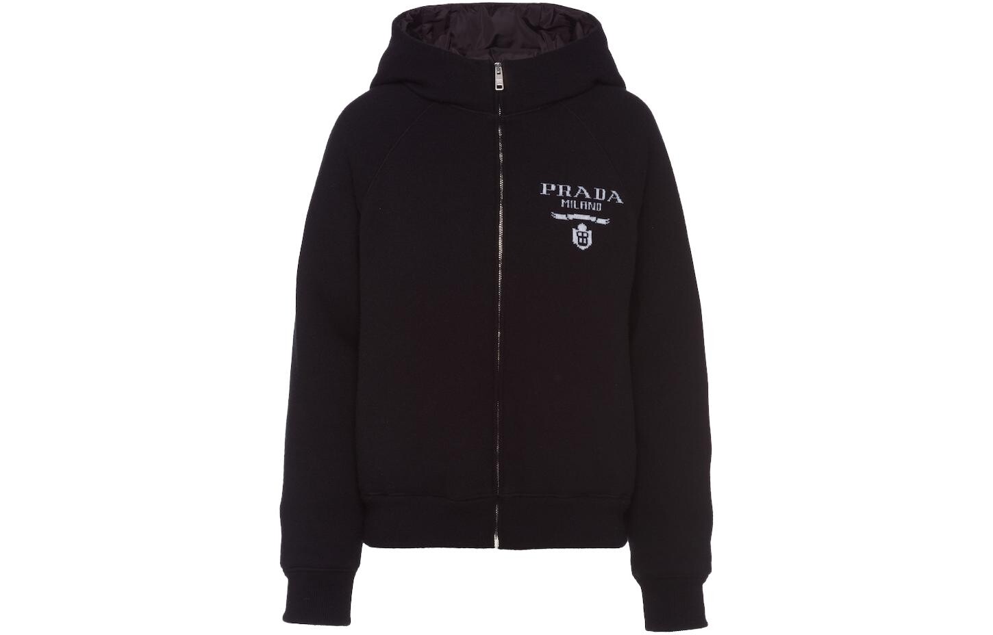 

PRADA Женская толстовка, цвет Black