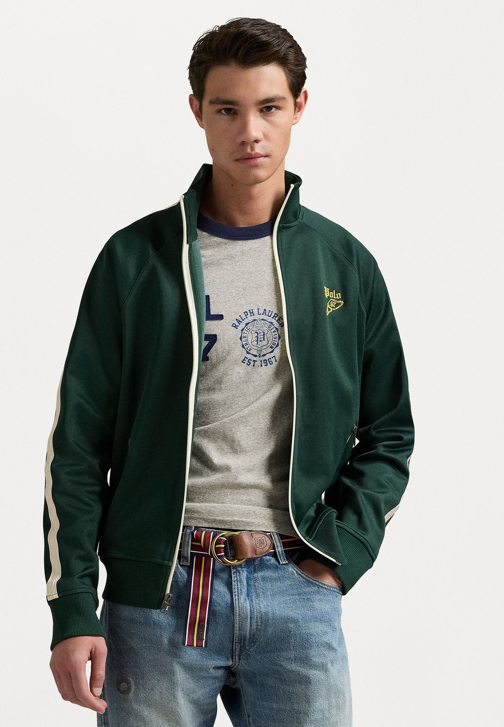 

Толстовка на молнии LONG SLEEVE FULL ZIP Polo Ralph Lauren, черный