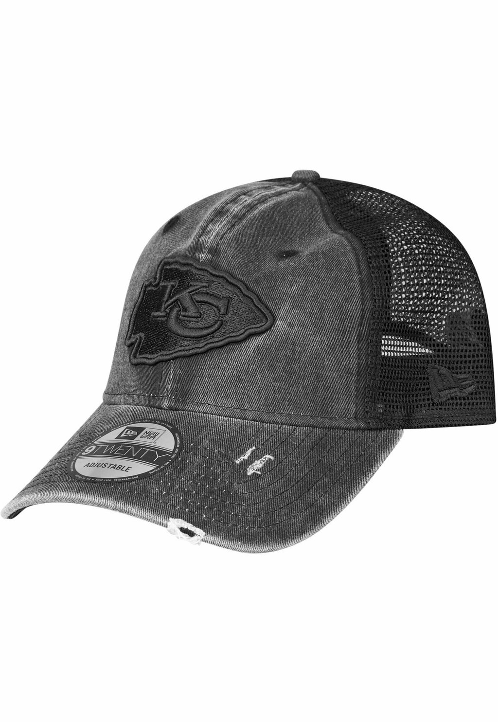 

Бейсболка 9TWENTY TRUCKER WASHEDLOOK NFL TEAMS New Era, цвет kansas city chiefs black