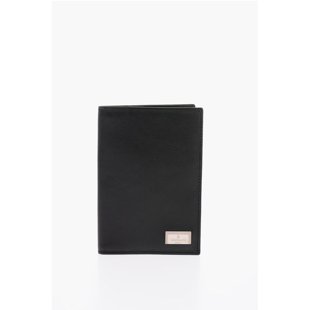 

Однотонный кожаный держатель для карт Corneliani, Black