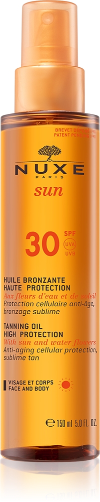 

Солнцезащитное масло для тела и лица с высокой степенью защиты Nuxe, spf 30 150 мл