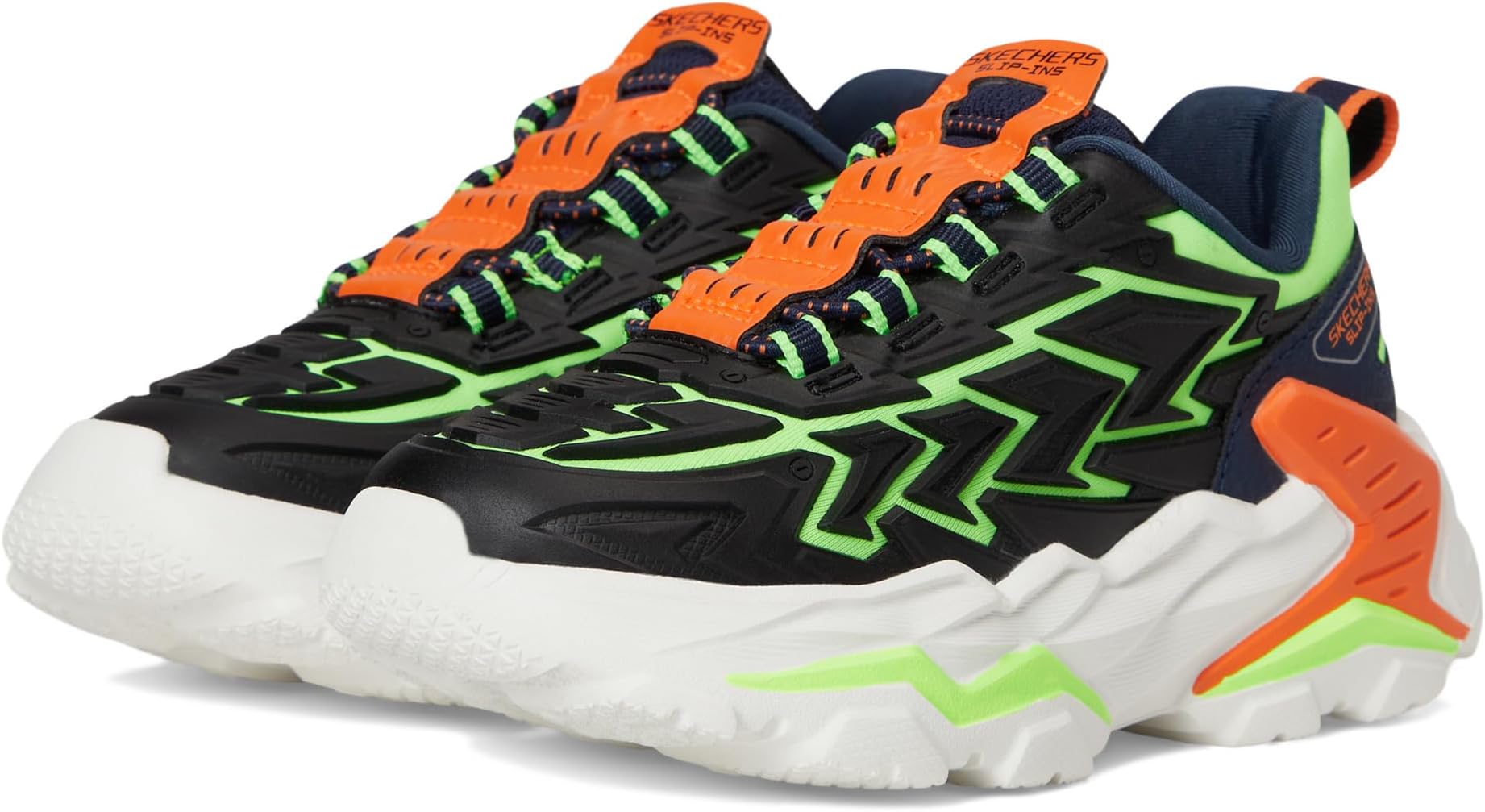 

Кроссовки SKECHERS KIDS Hands Free Slip-ins-skech-bots 2.0 403893L, цвет Black/Lime