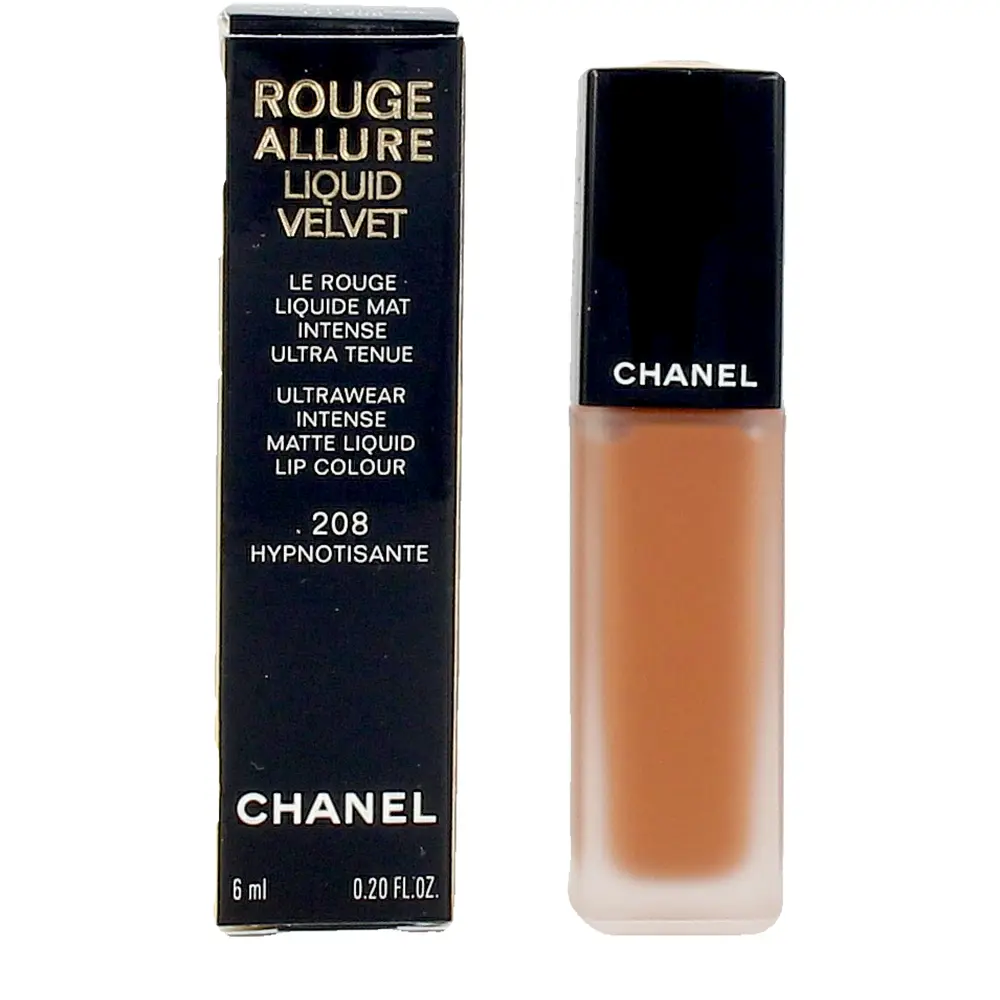 Помада для губ Rouge allure liquid velvet Chanel, цвет 208-hypnotisante, 6 мл. — фото 2