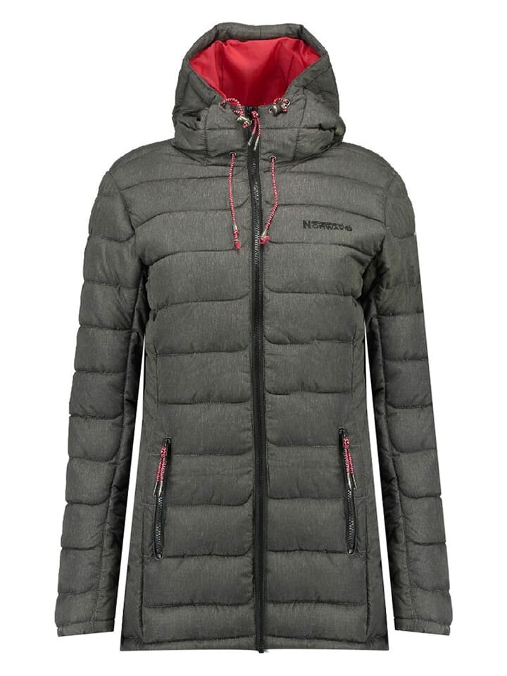 

Стеганое пальто Geographical Norway Steppmantel Astana, серый