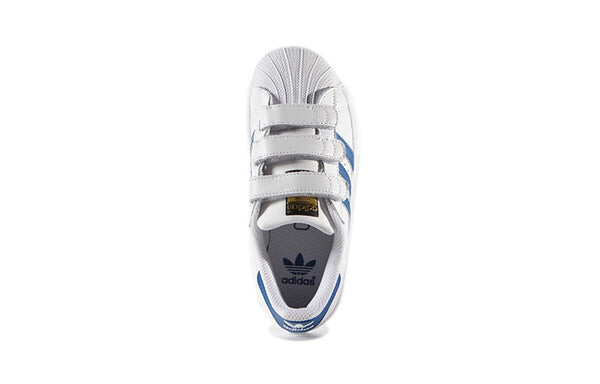 Кроссовки оригиналы superstar cf c Adidas, белый — фото 3