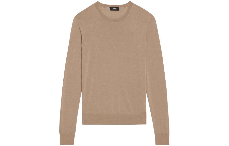 

Женский свитер верблюжьего цвета THEORY, коричневый